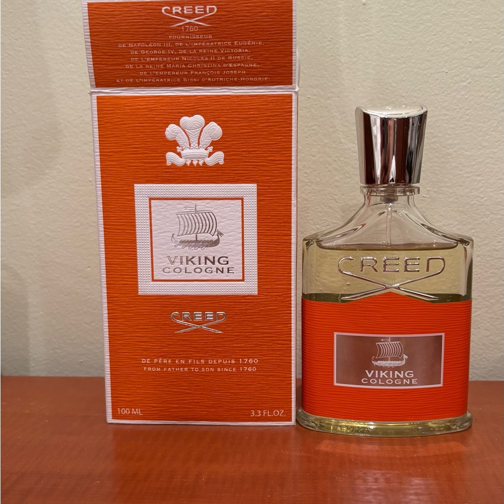 Creed Viking Cologne - Vibrant Orange and Sleek Silver